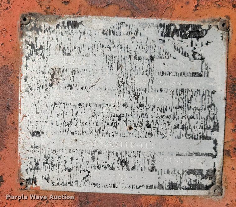 image for item DO3273 1997 Trail Boss  equipment trailer