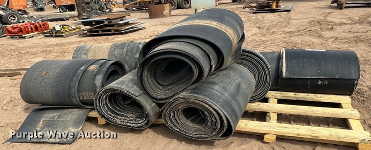 image for item DO3285 (2) pallets of conveyor belts 