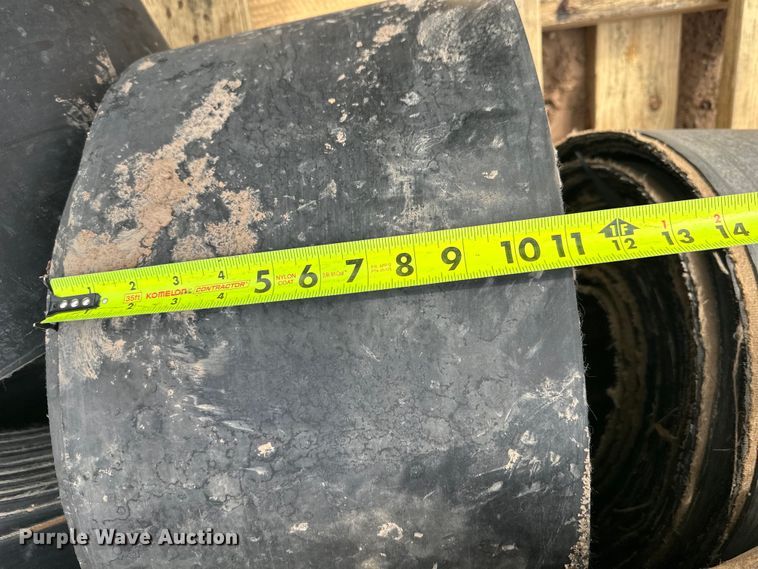 image for item DO3285 (2) pallets of conveyor belts 