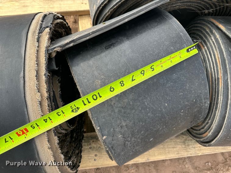 image for item DO3285 (2) pallets of conveyor belts 