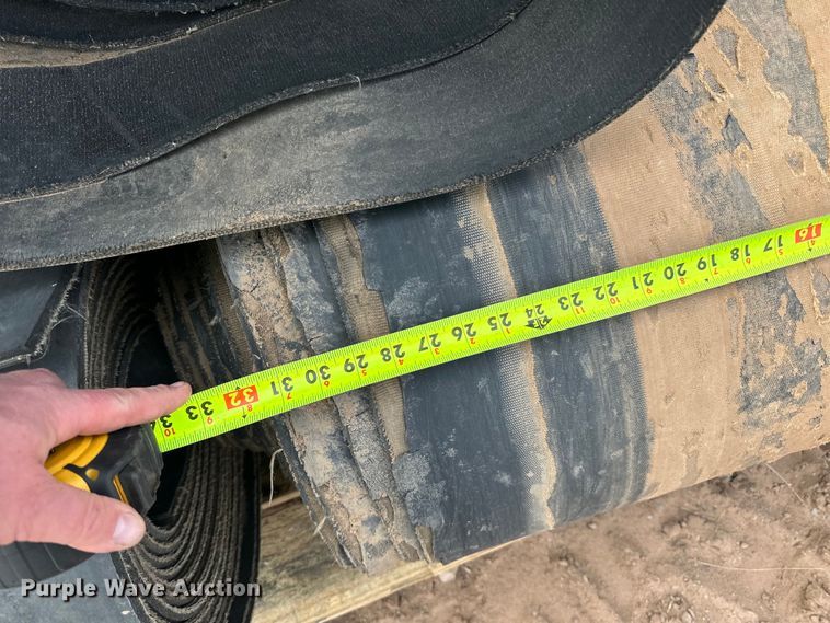 image for item DO3285 (2) pallets of conveyor belts 