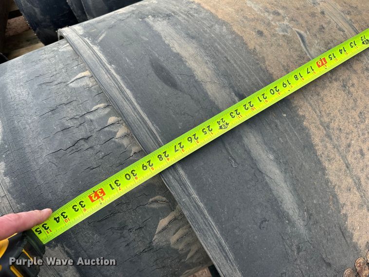 image for item DO3285 (2) pallets of conveyor belts 