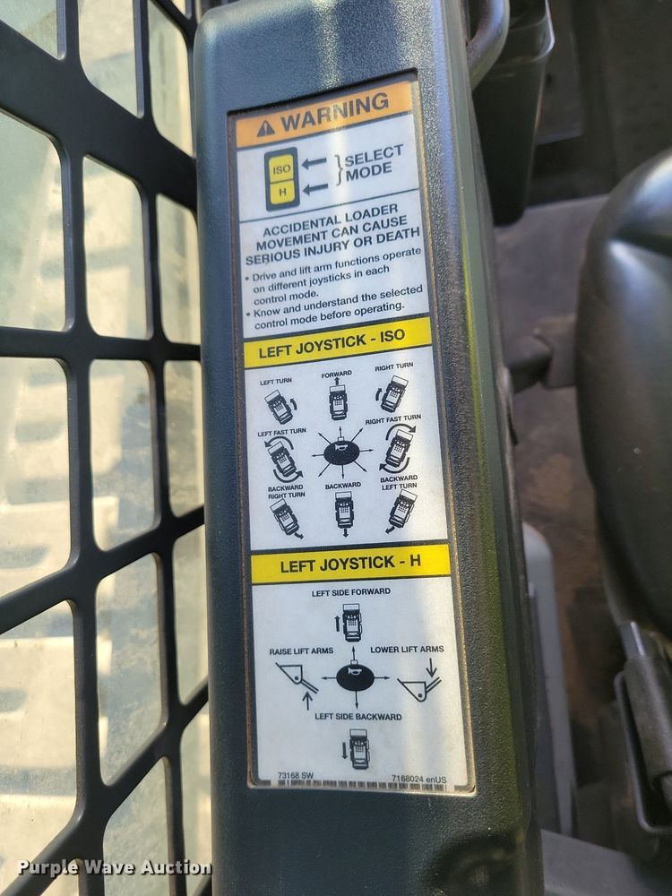 image for item DO3301 2019 Bobcat T650 tracked skid steer loader