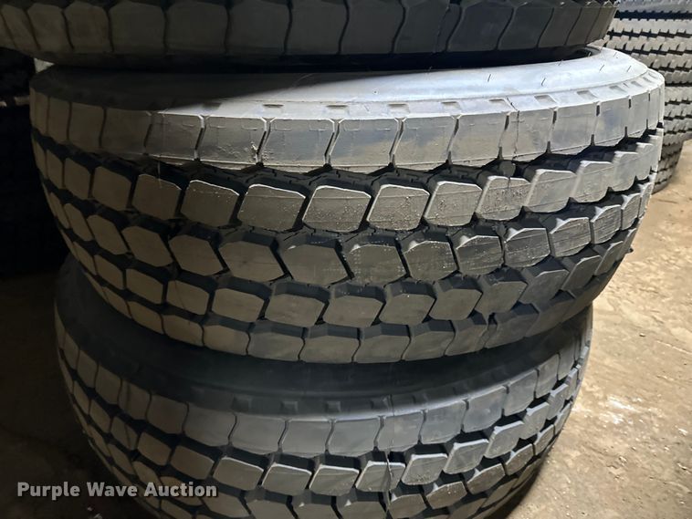 image for item DO3313 (4) Goodyear G296 MSA 385/65R22.5 tires