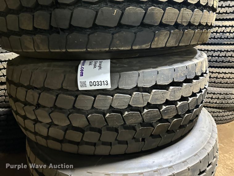 image for item DO3313 (4) Goodyear G296 MSA 385/65R22.5 tires