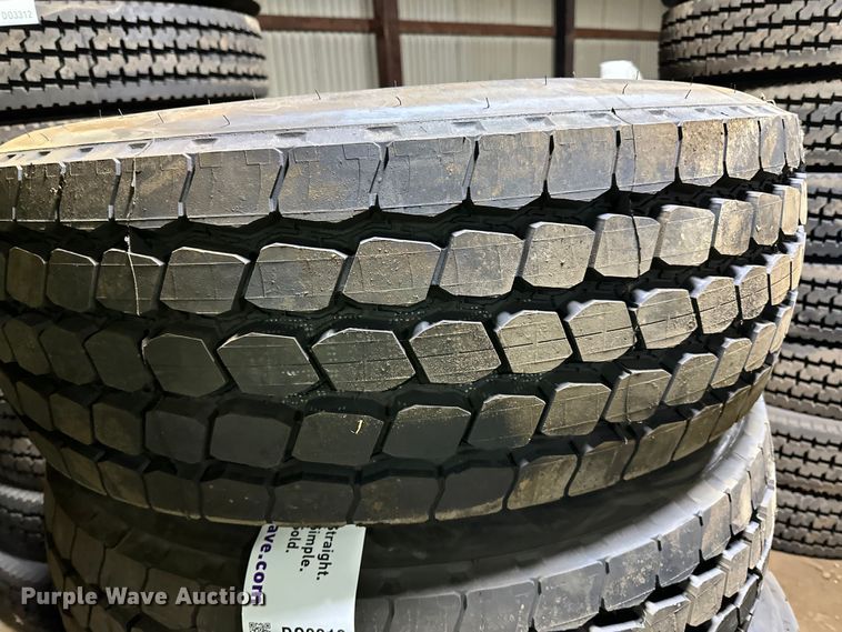 image for item DO3313 (4) Goodyear G296 MSA 385/65R22.5 tires