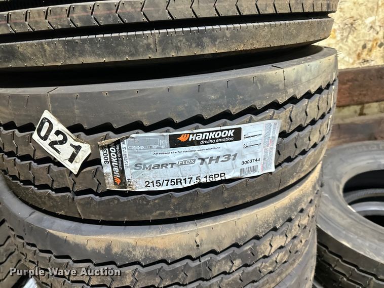 image for item DO3318 (8) 215/75R17.5 tires 