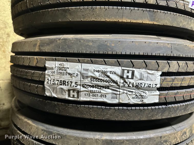image for item DO3318 (8) 215/75R17.5 tires 