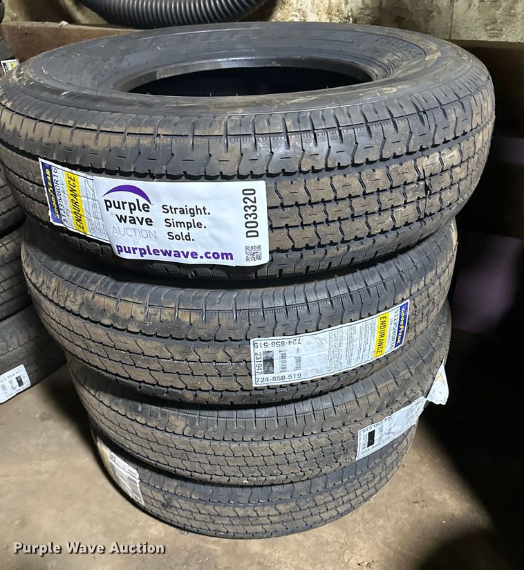 (4) Goodyear Endurance ST235/80R16 tires in St. Paul, MN Item DO3320