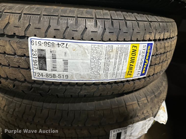 (4) Goodyear Endurance ST235/80R16 tires in St. Paul, MN Item DO3320