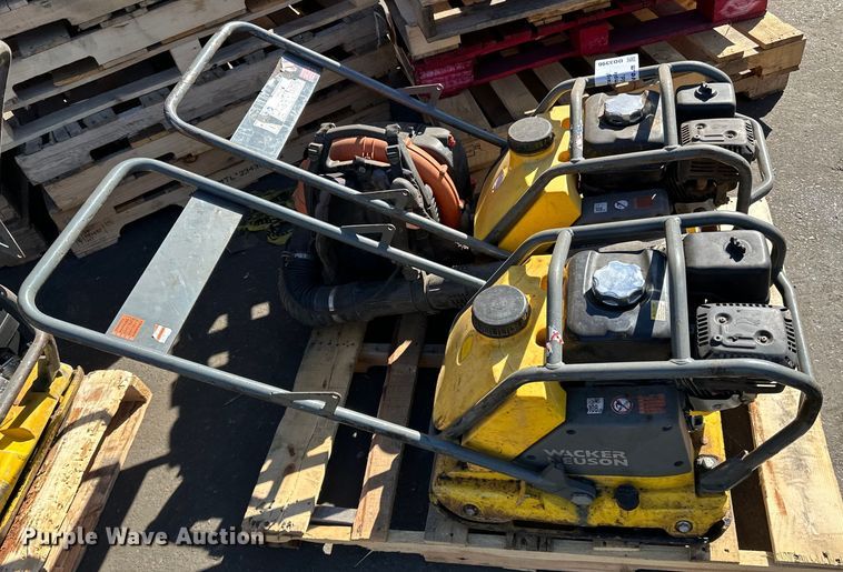 image for item DO3396 (2) plate compactors