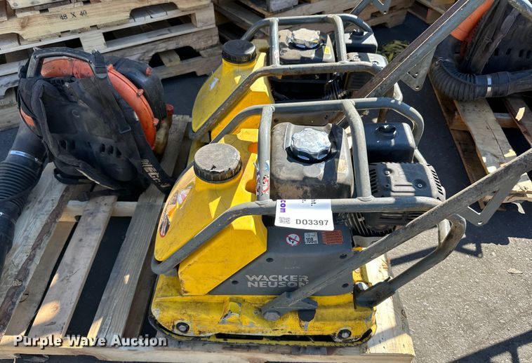 image for item DO3397 (2) plate compactors