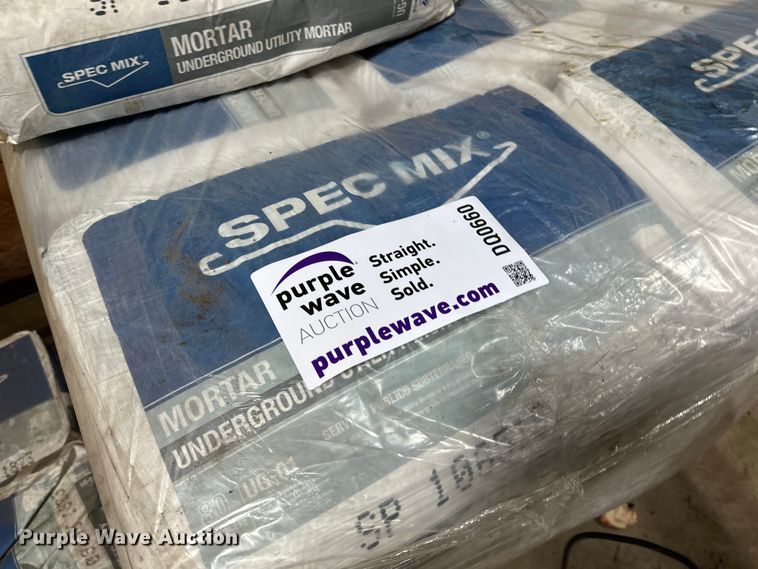 Approximately 57 bags of Spec Mix mortar mix in Stillwater, MN Item