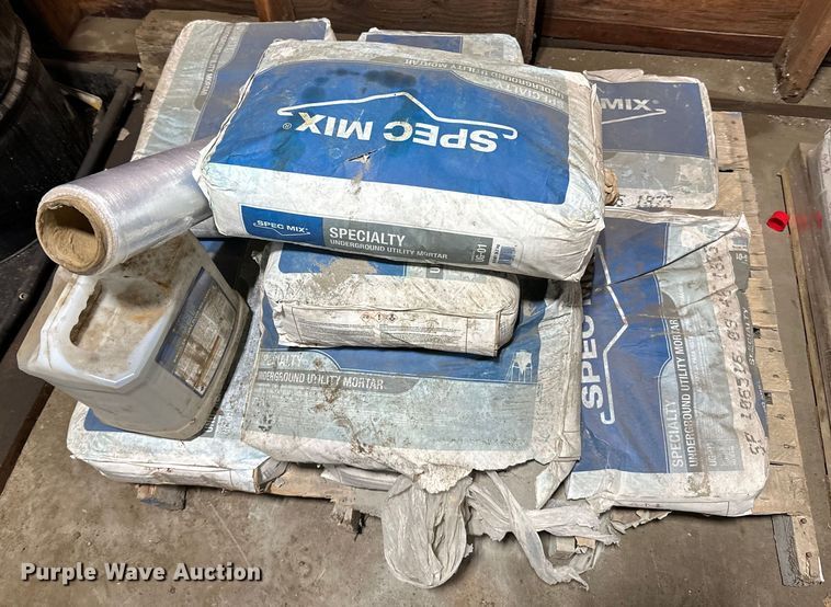 Approximately 57 bags of Spec Mix mortar mix in Stillwater, MN Item
