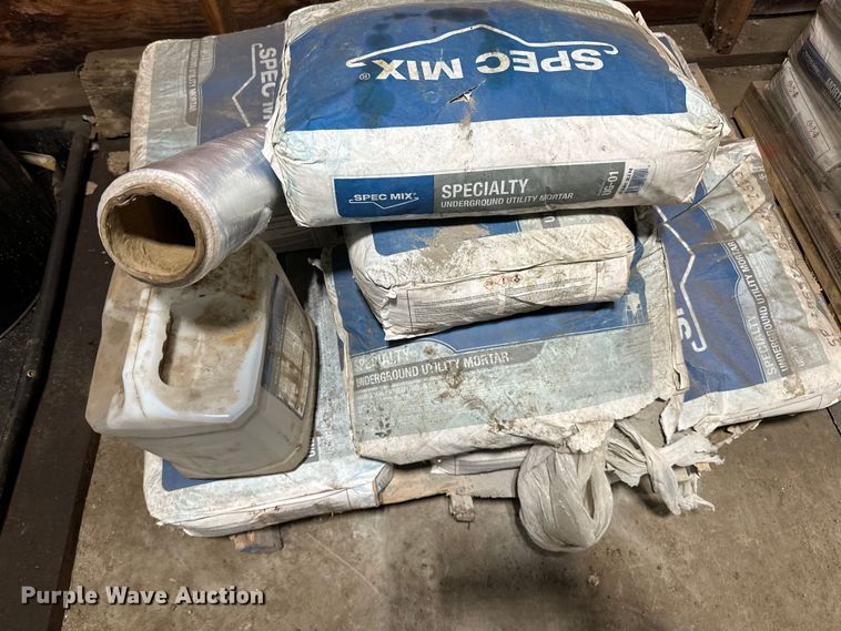 Approximately 57 bags of Spec Mix mortar mix in Stillwater, MN Item