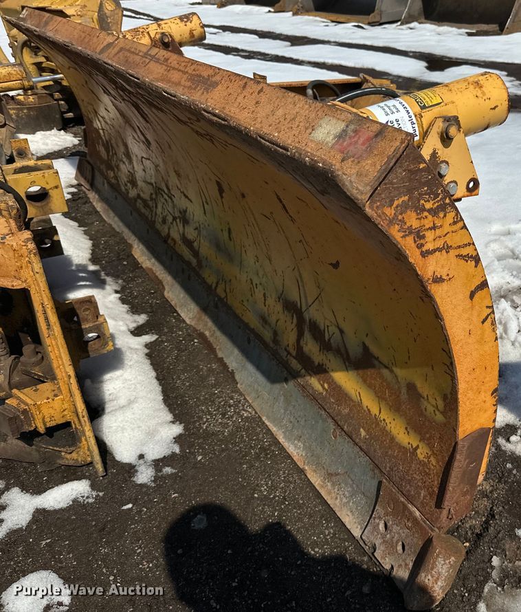 image for item DQ0666 12' W wheel loader snow plow
