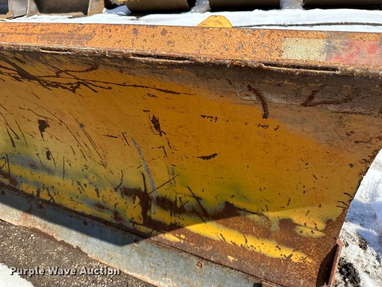 image for item DQ0666 12' W wheel loader snow plow