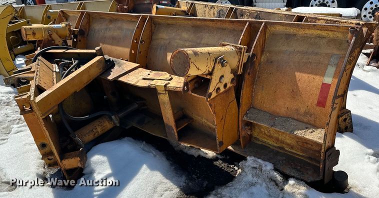 image for item DQ0666 12' W wheel loader snow plow