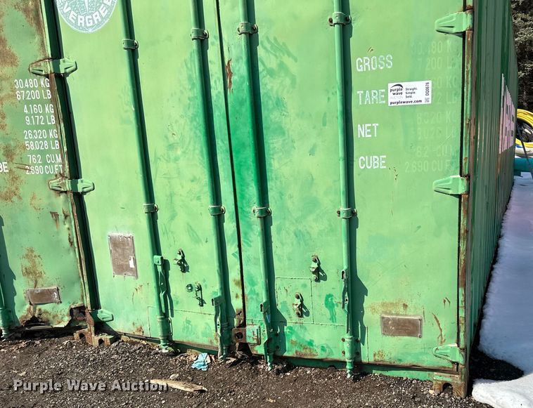 image for item DQ0676 Evergreen  shipping container 