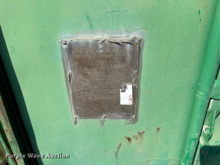 image for item DQ0676 Evergreen  shipping container 