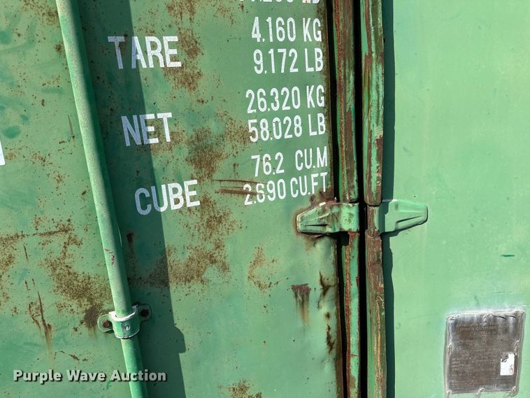 image for item DQ0677 Evergreen  shipping container 