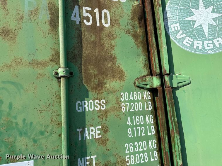 image for item DQ0677 Evergreen  shipping container 