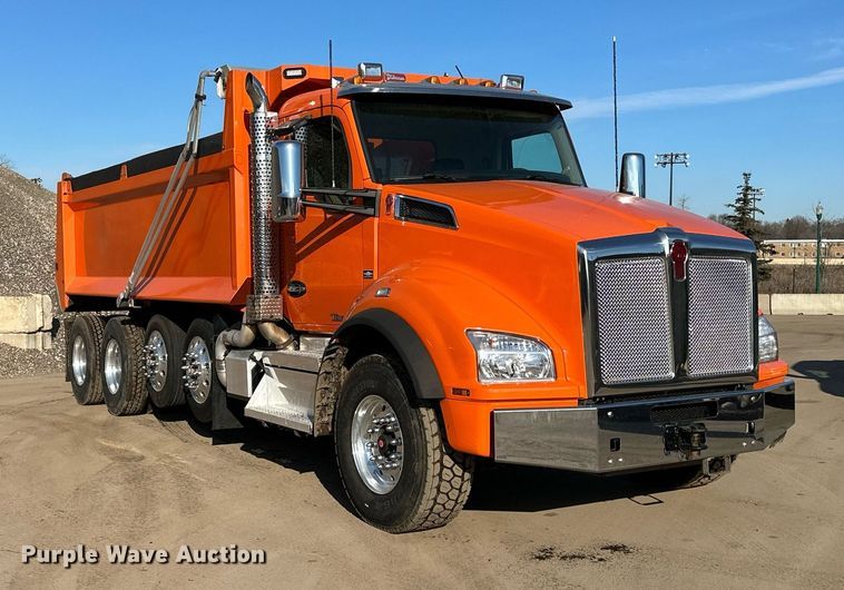 image for item DQ7417 2021 Kenworth  T880 dump truck