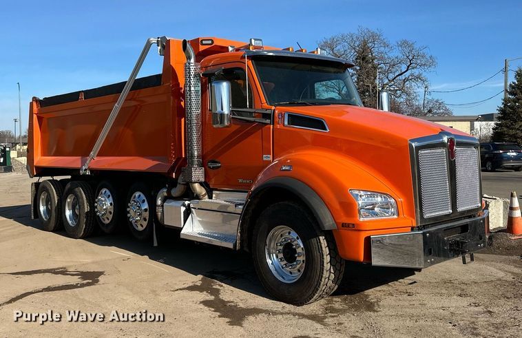 image for item DQ7418 2021 Kenworth  T880 dump truck