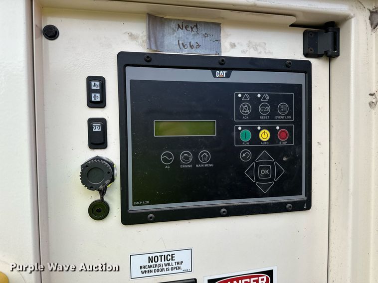 image for item DQ7444 2018 Caterpillar QX60 generator