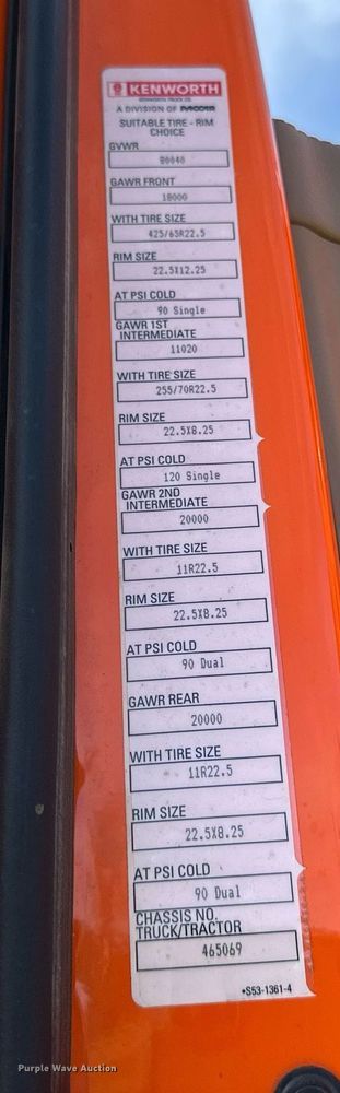 image for item DR4253 2021 Kenworth T880 dump truck