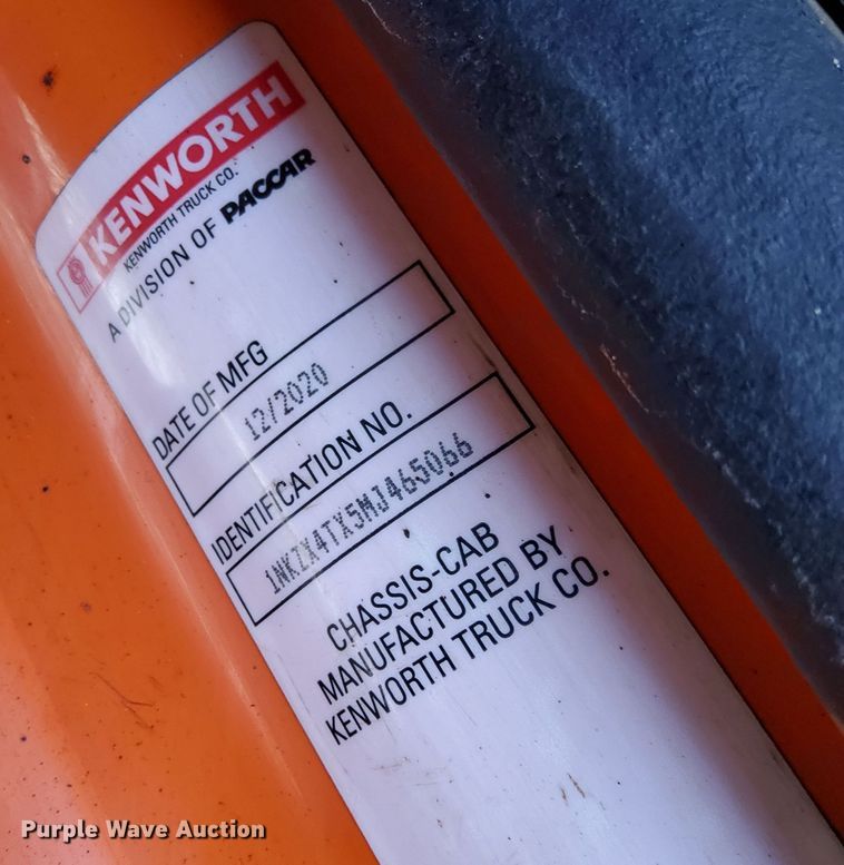 image for item DR4254 2021 Kenworth T880 dump truck