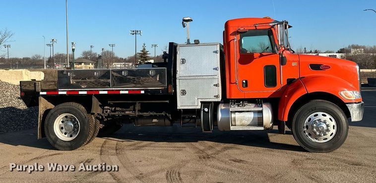 image for item DR4255 2012 Peterbilt  337 flatbed truck