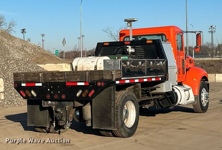 image for item DR4255 2012 Peterbilt  337 flatbed truck