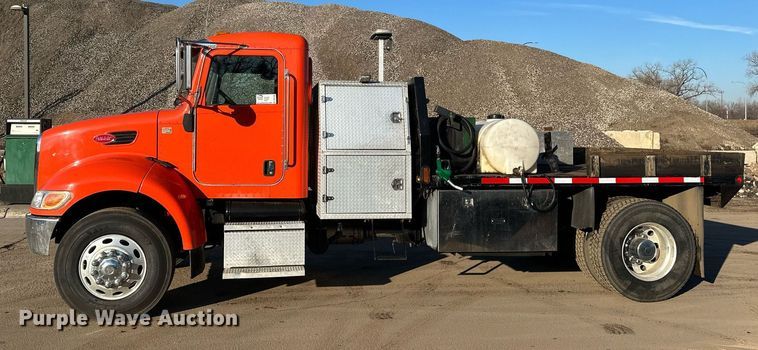 image for item DR4255 2012 Peterbilt  337 flatbed truck
