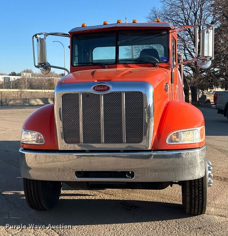 image for item DR4255 2012 Peterbilt  337 flatbed truck