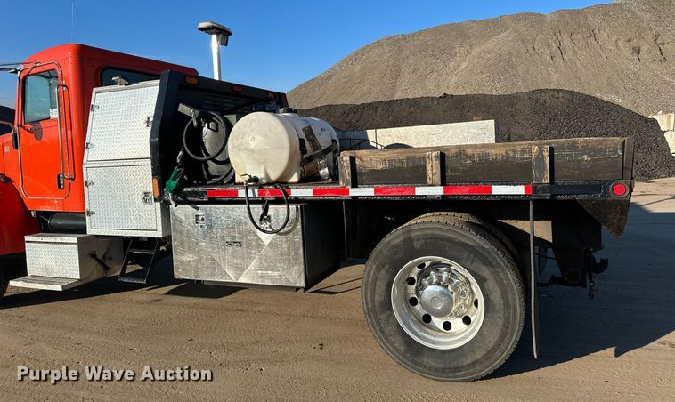 image for item DR4255 2012 Peterbilt  337 flatbed truck