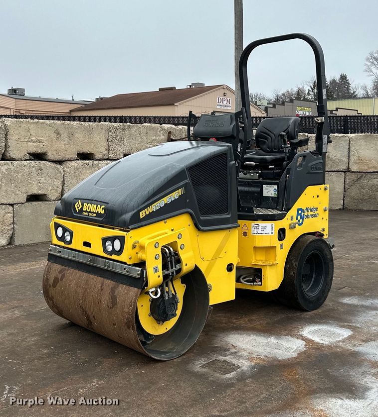 image for item DR4272 2022 Bomag BW 120 SLC-5 single drum vibratory roller