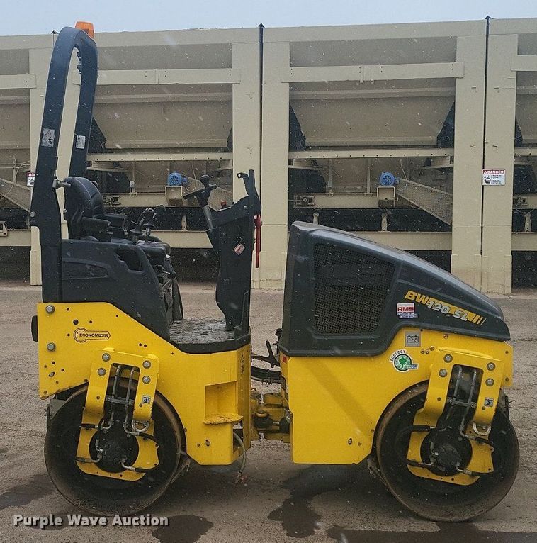 image for item DR4277 2022 Bomag BW 120 SLC-5 double drum vibratory roller