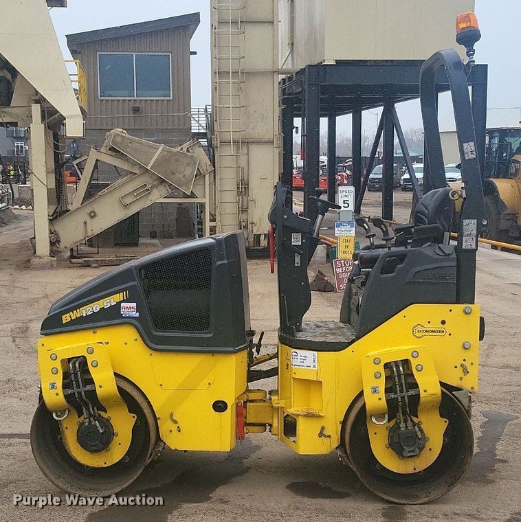 image for item DR4277 2022 Bomag BW 120 SLC-5 double drum vibratory roller