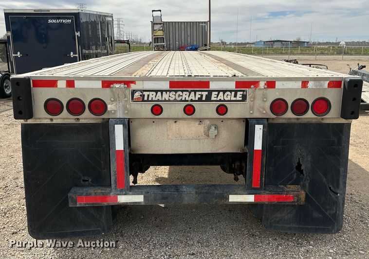 image for item DG4285 2001 Transcraft Eagle flatbed trailer