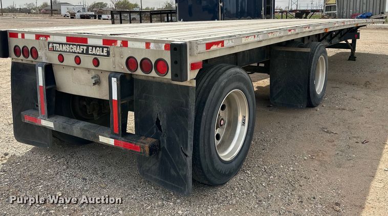 image for item DG4285 2001 Transcraft Eagle flatbed trailer