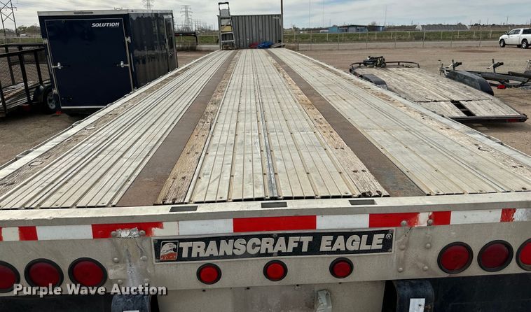 image for item DG4285 2001 Transcraft Eagle flatbed trailer