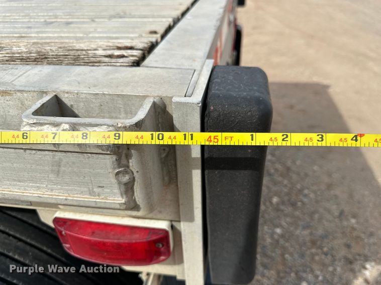 image for item DG4285 2001 Transcraft Eagle flatbed trailer