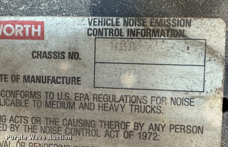 image for item DK6803 1998 Kenworth T800 semi truck