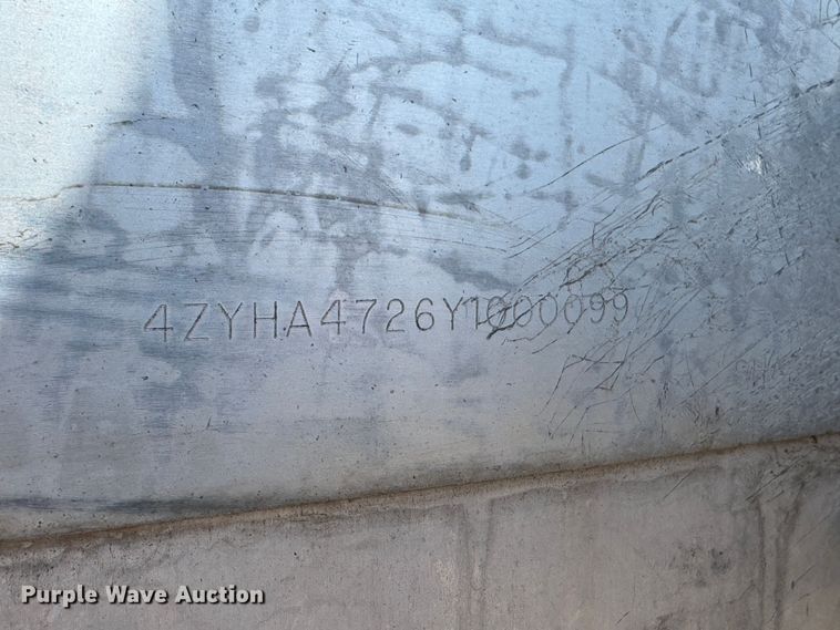 image for item DK6805 2000 Red River Manufacturing live bottom trailer