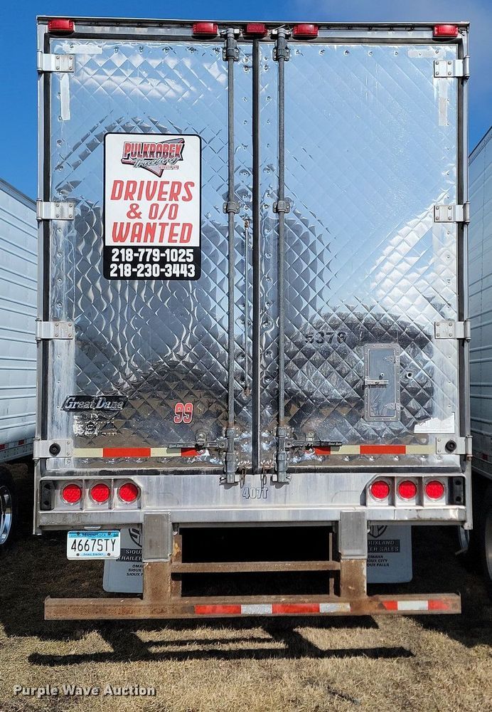 image for item DP3425 2009 Great Dane SUP-1114-11053 refrigerated van trailer