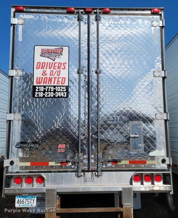 image for item DP3425 2009 Great Dane SUP-1114-11053 refrigerated van trailer