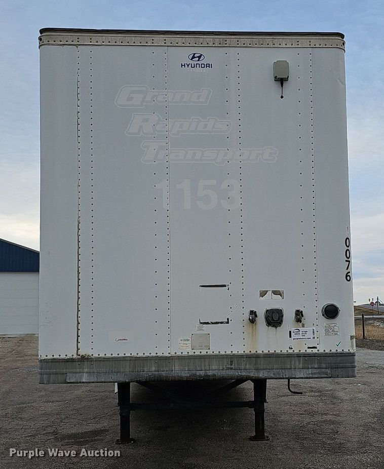 image for item DQ8642 2012 Hyundai Translead VI2530152-AJS dry van trailer