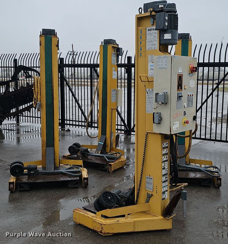 image for item DQ8662 2001 Sefac 1200M65  four post automotive lift