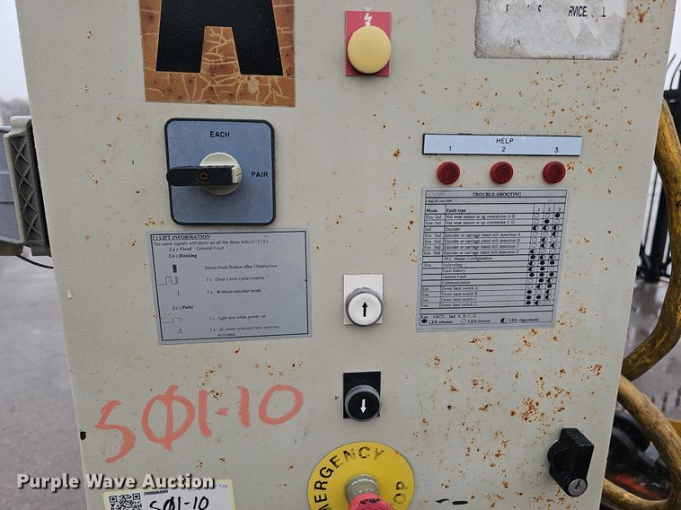 image for item DQ8662 2001 Sefac 1200M65  four post automotive lift